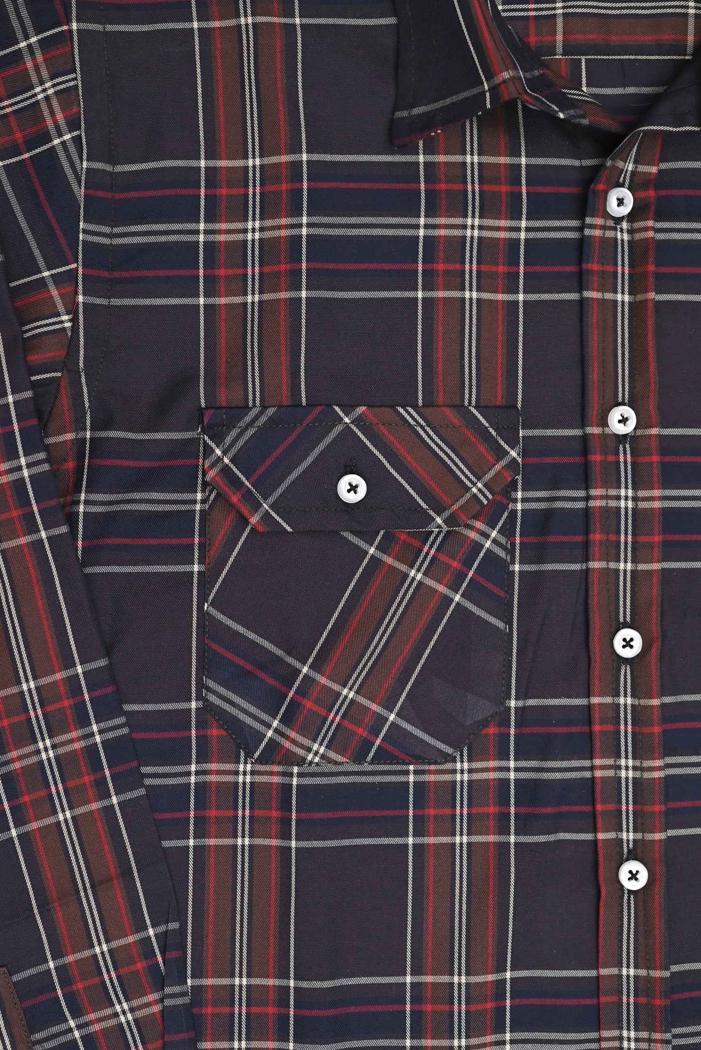 Men's Checkered Button-Up Shirt