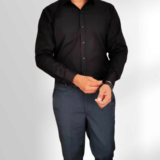 Classic Pure Black Shirt