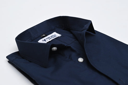 Navy Blue Dress Shirt