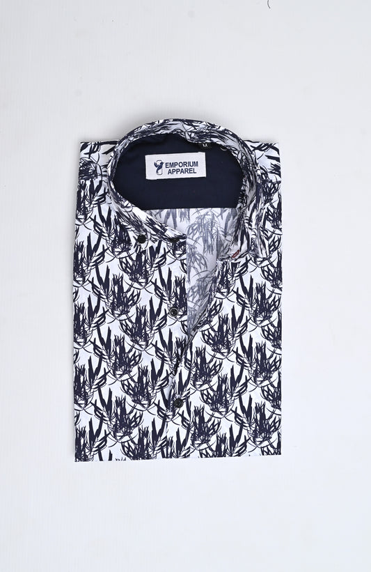 Men's Patterned Casual Shirt