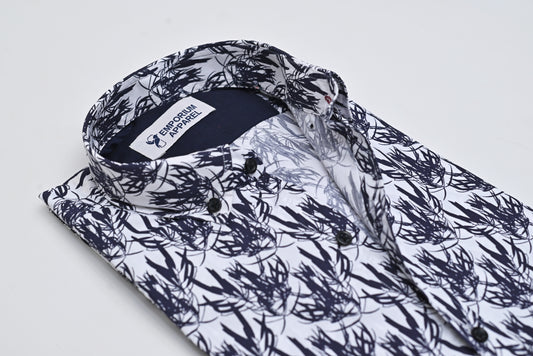 Men's Patterned Casual Shirt